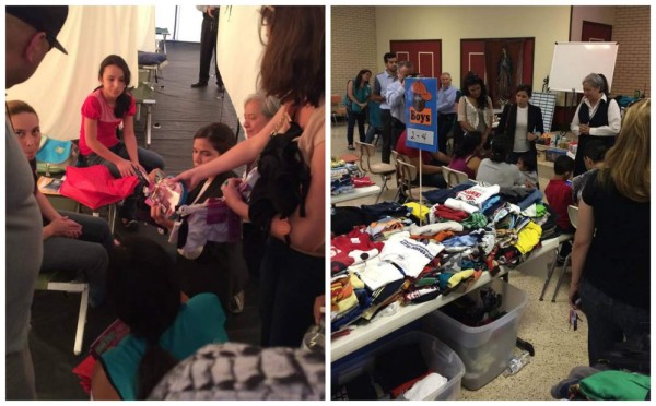 América Ferrera visita a niños migrantes en refugio de McAllen