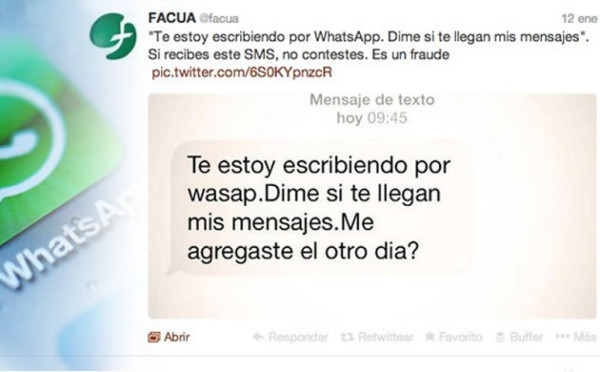 Falso mensaje de WhatsApp descarga Zeus