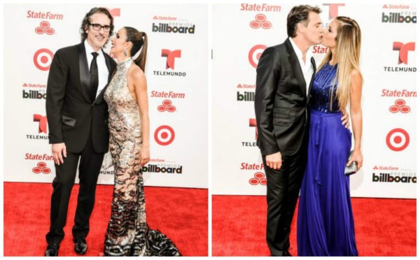 El color negro brilla en la alfombra roja de los Billboard latinos