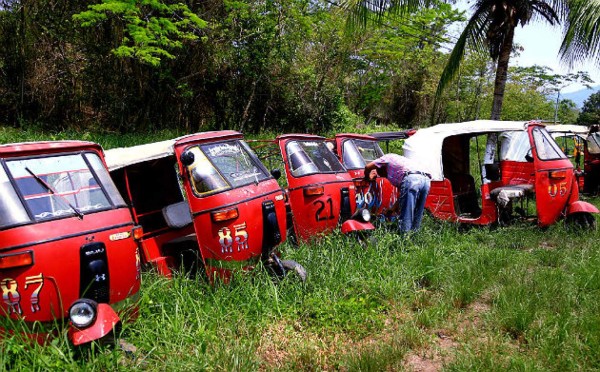 Honduras: Decomisan más de 700 mototaxis en el Valle de Sula
