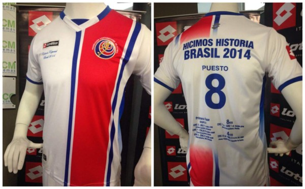 Presentan uniforme conmemorativo de la Selección de Costa Rica