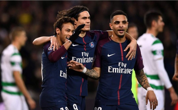 La MCN y el PSG masacran al Celtic en la Champions League
