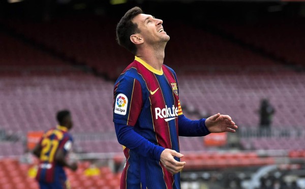 Lionel Messi no pudo evitar la derrota del Barcelona contra el Celta. Foto AFP