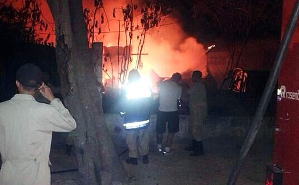 Llamas destruyen dos viviendas en el norte de Honduras