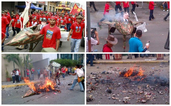 Las mejores fotos del Primero de Mayo en Honduras