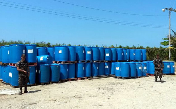Honduras decomisa químicos para fabricación de drogas