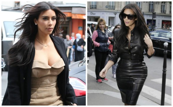 El estilo de Kim Kardashian en París.