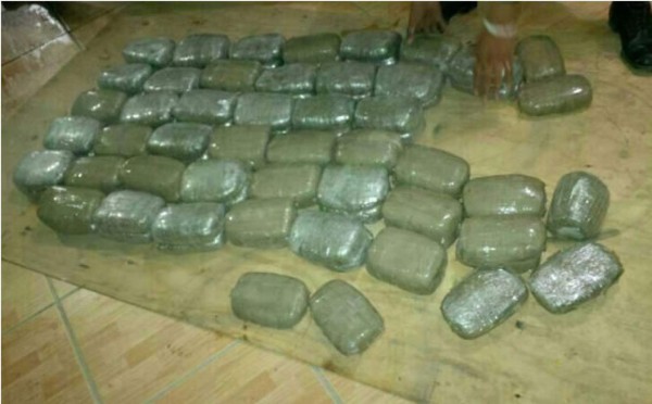 Decomisan en Colón unos 173 paquetes de supuesta marihuana