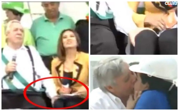 Un alcalde de Bolivia ‘mete mano’ a una periodista en evento público