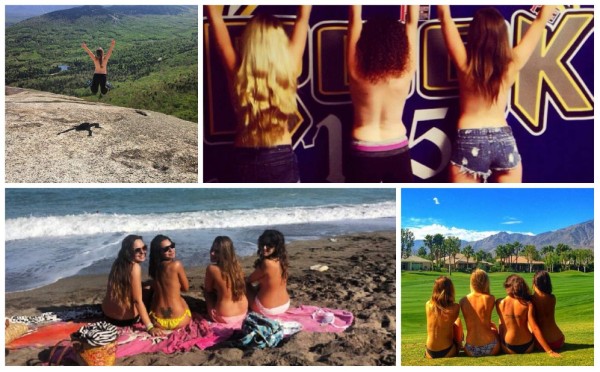 Selfies en topless, la última moda en redes sociales