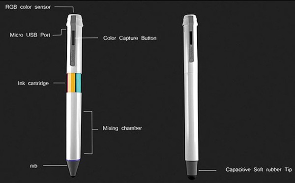 Lanzan a la preventa pluma que copia 100,000 colores