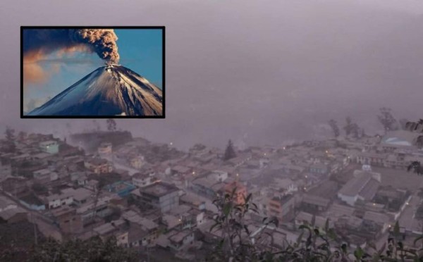 Ceniza de volcán Sangay cubre varias provincias de Ecuador