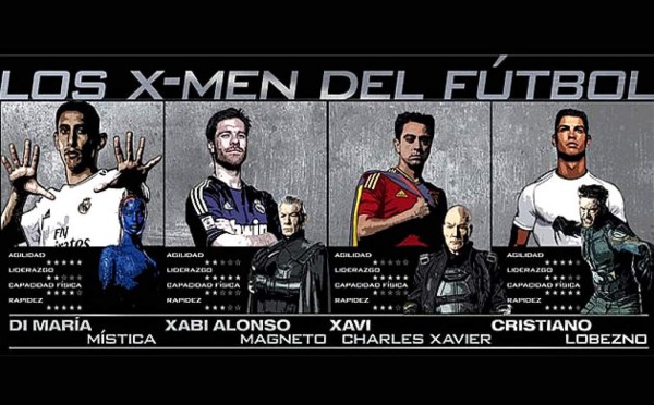 Comparan a Cristiano Ronaldo con Wolverine de los X-Men