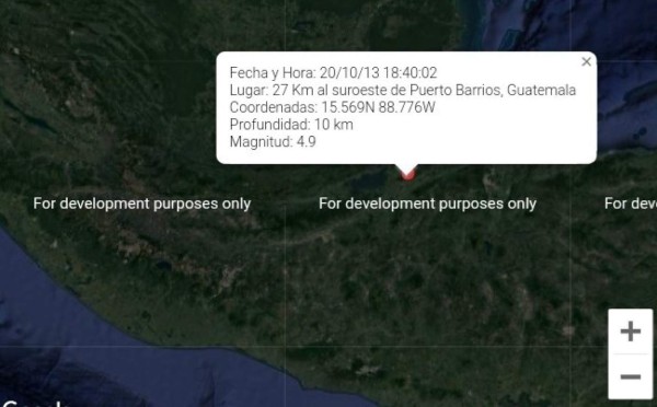 Sismo de magnitud 5 sacude zona norte de Honduras