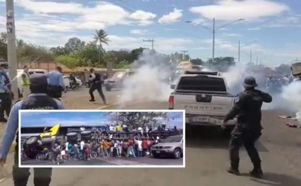 Gasean a pobladores que saquearon camión de refrescos en Valle