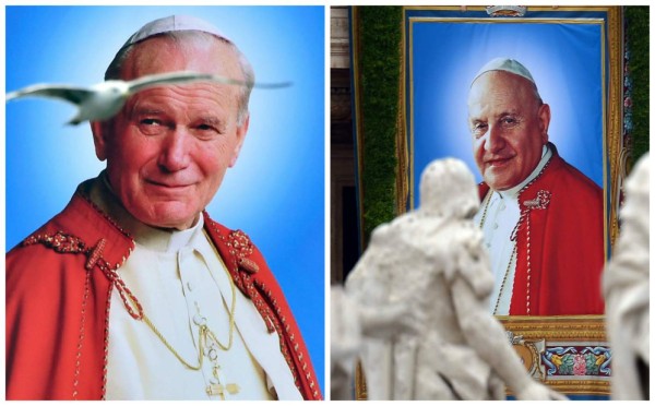 Francisco proclama santos a dos papas 'restauradores' de la Iglesia católica