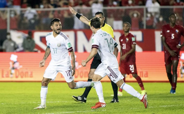 México rescató un sufrido empate ante Panamá en la octagonal de la Concacaf