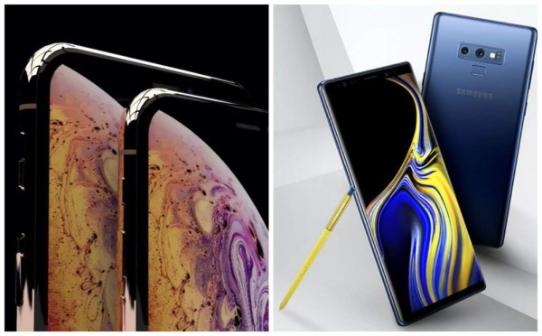 Frente a Frente: iPhone Xs vs. Samsung Galaxy Note 9