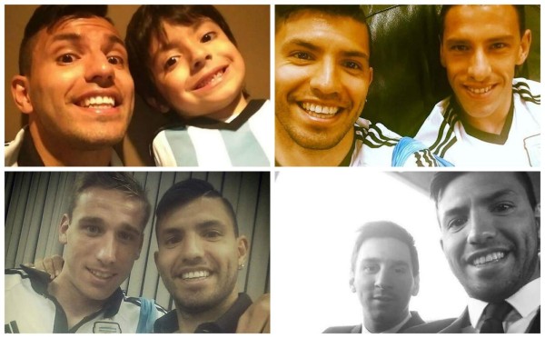 En el mundial de los selfies, nadie como Kun Agüero