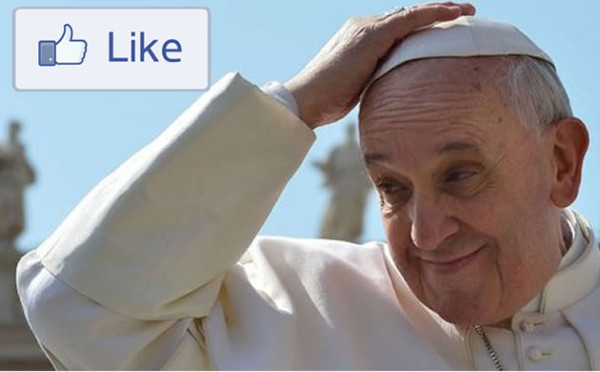 Papa Francisco el más popular en Facebook en 2013