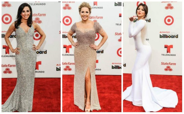 El color negro brilla en la alfombra roja de los Billboard latinos
