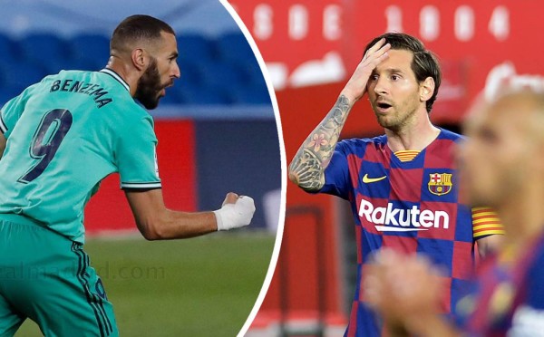 Benzema se acerca más a Messi en el Pichichi de la Liga Española