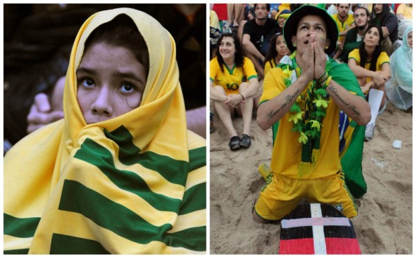 Brasil llora por el descalabro mundialista ante Alemania