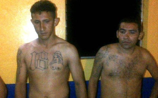 Policía de Honduras detiene a pandilleros salvadoreños