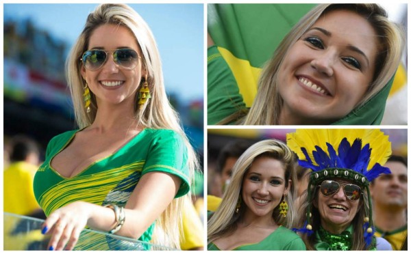 La mujer más sexy del partido Brasil-Croacia