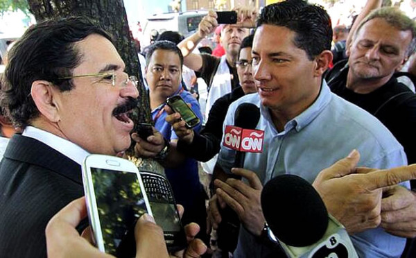 Expresidente de Honduras observa comicios salvadoreños