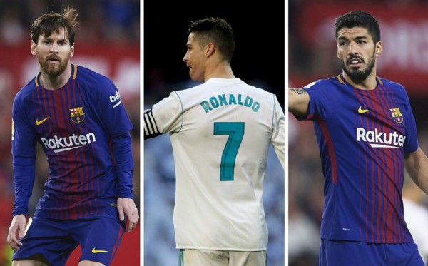 ¡Pichichi Liga Española! Messi y Luis Suárez aprovechan el descanso de Cristiano Ronaldo