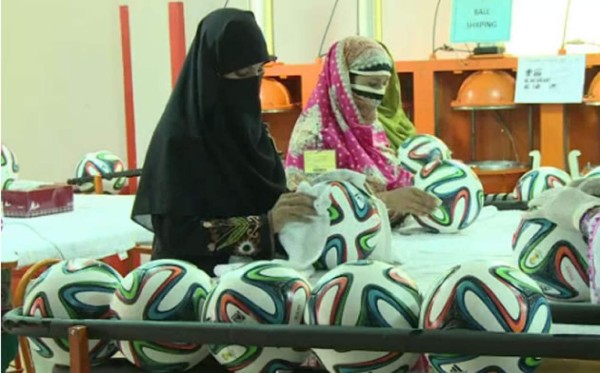 La fábrica del balón del Mundial