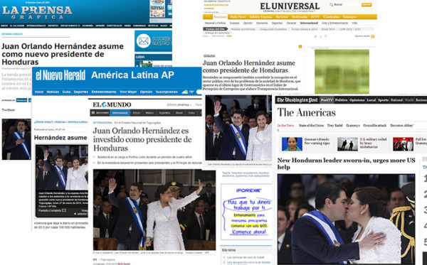 Medios internacionales destacan traspaso de mando en Honduras
