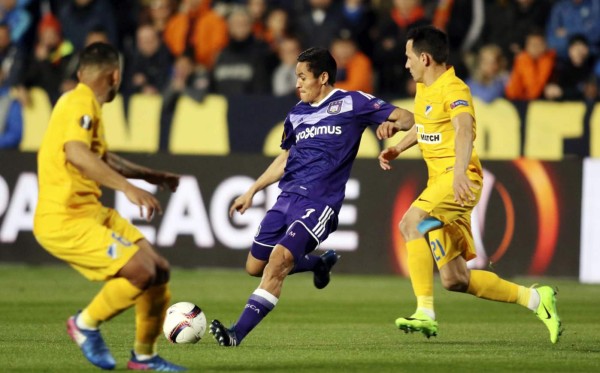 El Anderlecht con Andy Nájar titular saca buena ventaja en octavos de Europa League