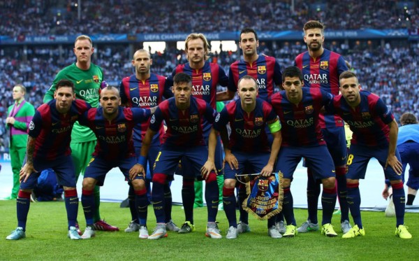 Barcelona domina el Equipo de la Temporada de la UEFA