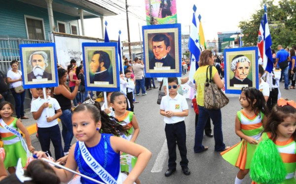 Escolares mostrarán hoy su fervor cívico por Honduras