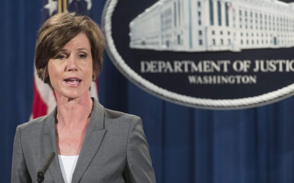 Trump despide a la fiscal general de EUA por desafiar sus órdenes