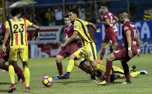 Real España y Motagua se repartieron puntos en el Morazán