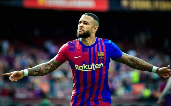 Memphis Depay marcó el gol del triunfo del Barcelona contra el Getafe.
