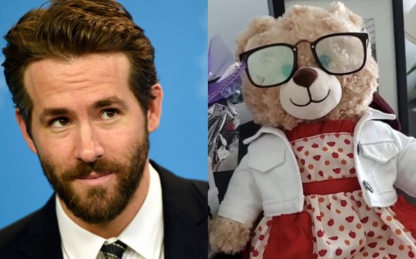 Aparece oso de peluche por el que Ryan Reynolds ofreció 5 mil dólares
