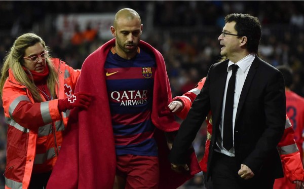 Mascherano se pierde el juego ante la Roma