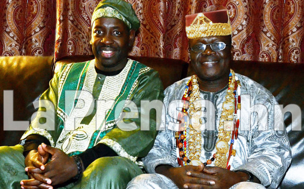 Rey de África del Este recibe a líder garífuna de Honduras