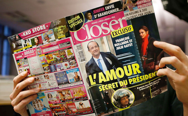 Revelan 'romance' de presidente francés con actriz