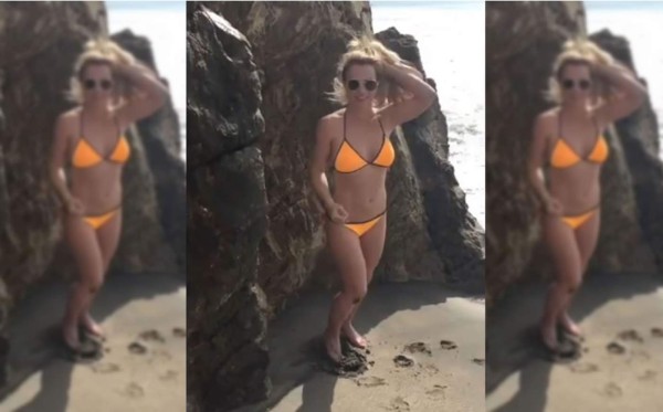 El sensual video de Britney Spears en la playa