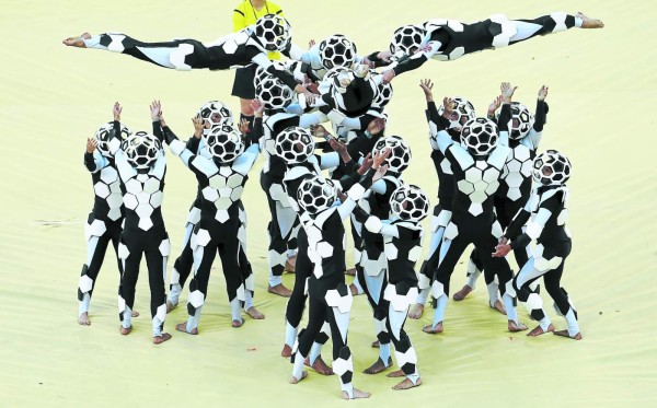 Sobria inauguración del Mundial Brasil 2014