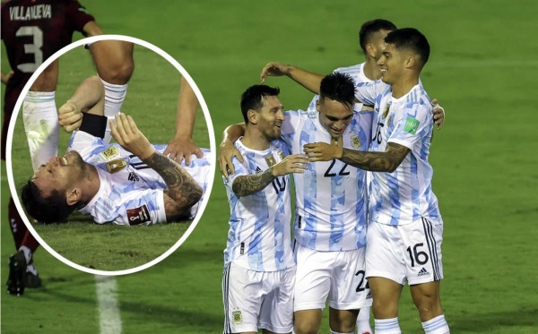 Argentina estrena su título de campeón de América con victoria ante Venezuela y con susto de Messi