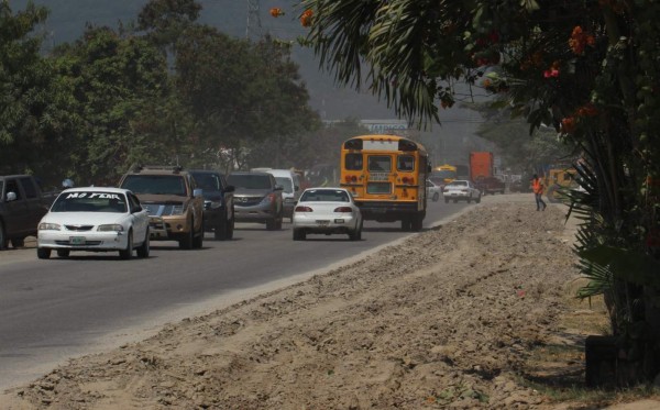 Alcaldía crea un tercer carril en la 33 calle de San Pedro Sula