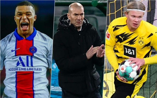 ¿Mbappé o Haaland? Así responde Zidane sobre a quién prefiere de esos dos cracks
