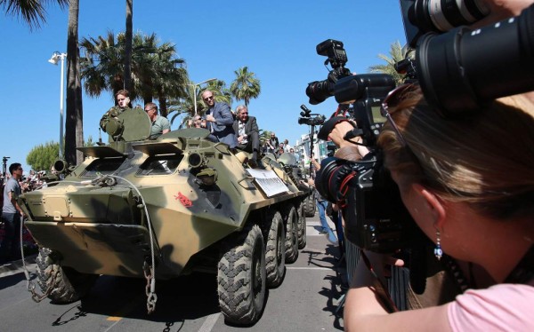 Harrison Ford, Stallone y Schwarzenegger, los 'pesos pesados' del cine