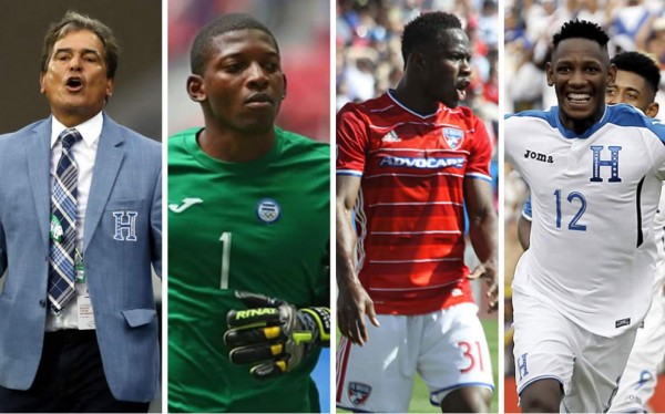 Pinto, 'Buba' López, Maynor y Quioto, nominados en premios de la Concacaf